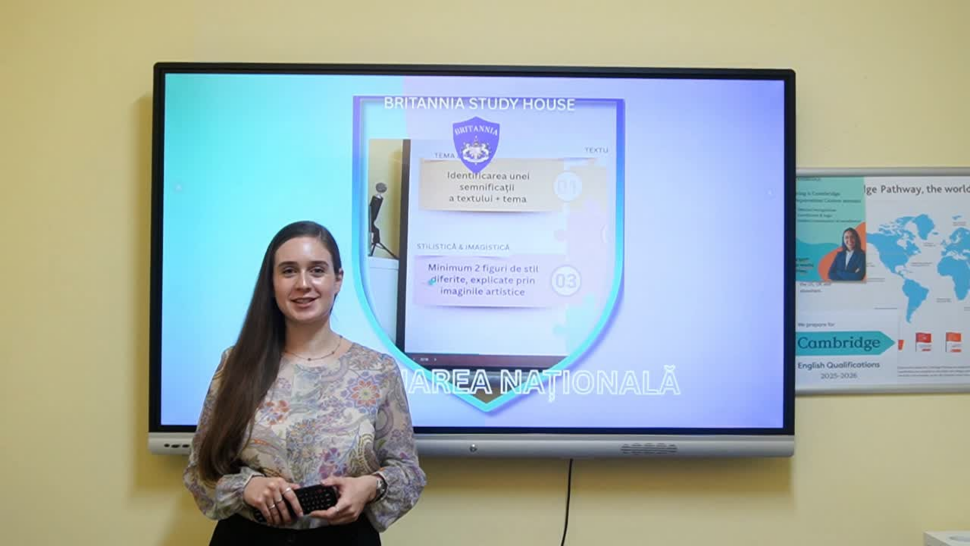 Iar textul pe care lucrăm este Trezire de Lucian